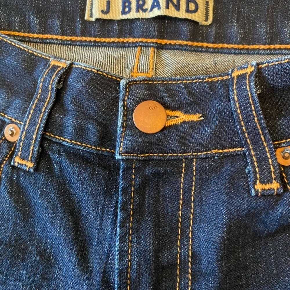J Brand Curvy Fit Cigarette Leg Low Rise Jeans- 7014C012- Sz27 - Picture 7 of 10
